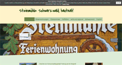 Desktop Screenshot of fewo-steinmuehle.de